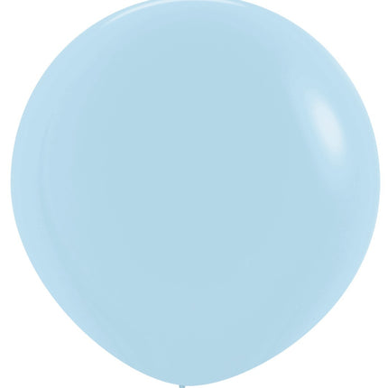 Palloncini blu opaco pastello 91 cm 2 pezzi