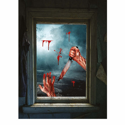 Coltello per la decorazione della finestra di Halloween