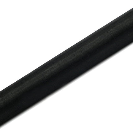 Rotolo di Organza Nera 36cm 9m