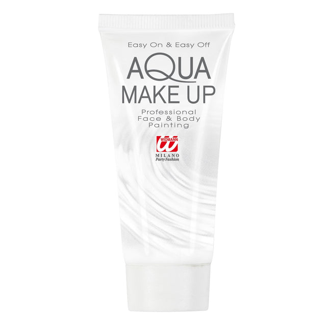 Aqua Make-Up Tube 30Ml, Bianco
