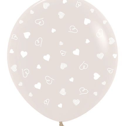 Palloncini Cuore Clear 91cm 2pz