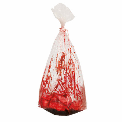 Sacchetto di sangue finto per la decorazione della tavola di Halloween