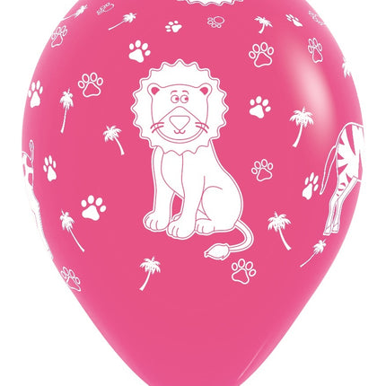 Palloncini Jungle Animals Fashion Mix 30cm 25pz