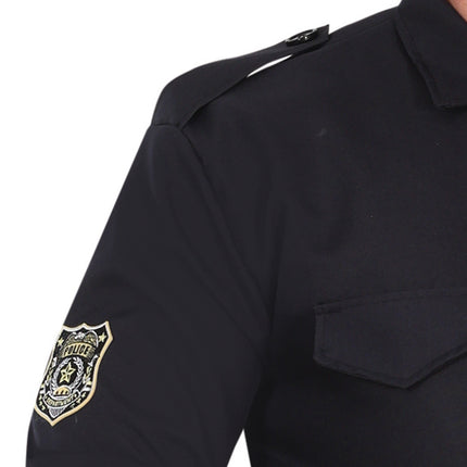 Costume da poliziotto uomo nero