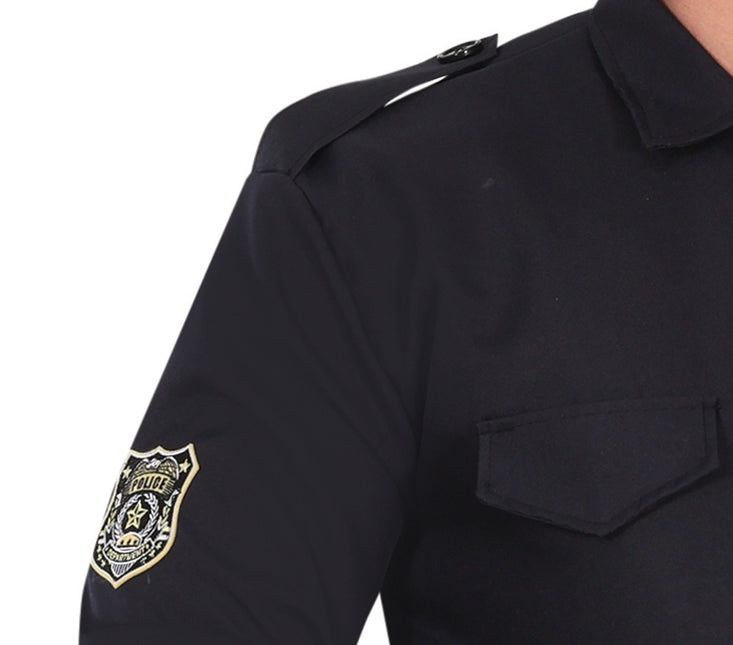 Costume da poliziotto uomo nero