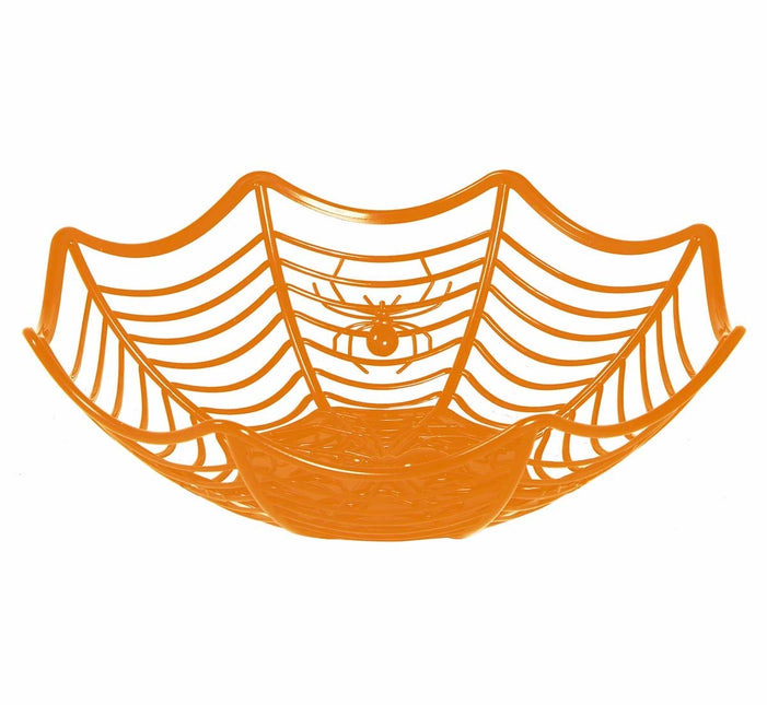 Ciotola di Halloween arancione Spider 28 cm