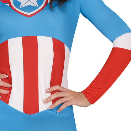 Costume da Capitan Marvel Donna