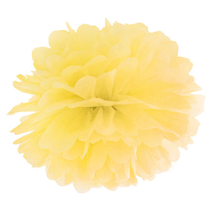 Pompon giallo 25 cm