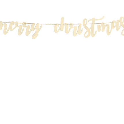 Bandiera in legno Merry Christmas 87 cm