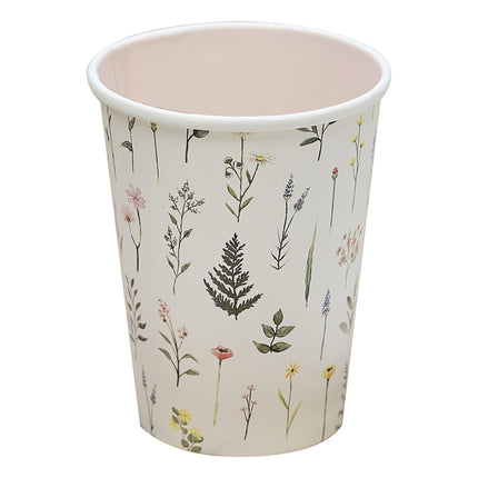 Coppe Fiori Colorate 250ml 8pz