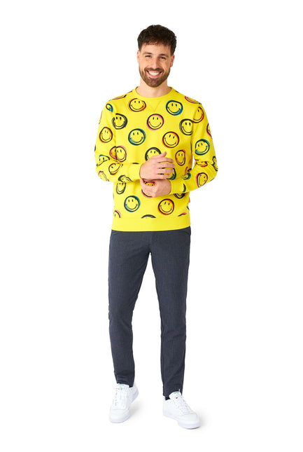 Maglione Smiley Smudge da uomo <tc>OppoSuits</tc>
