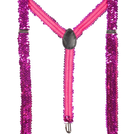 Bretelle rosa neon Paillet