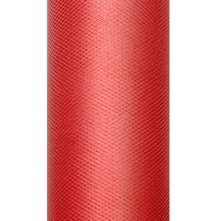 Rotolo di tulle rosso 15cm 9m