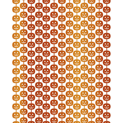 Tenda per porta di Halloween Zucche 2m