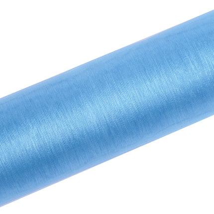 Tessuto di organza azzurro 16cm 9m
