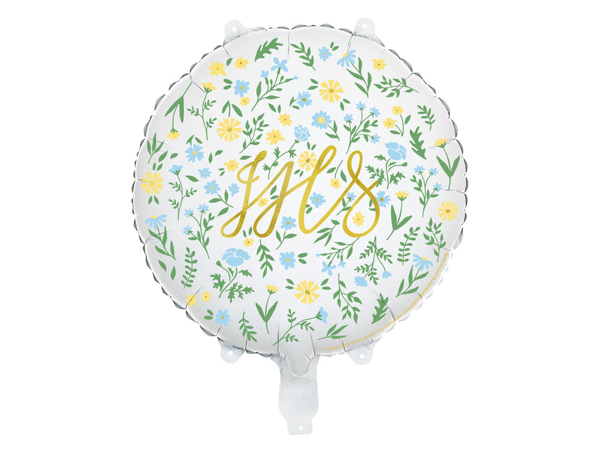 Palloncino ad elio Ihs vuoto 45cm