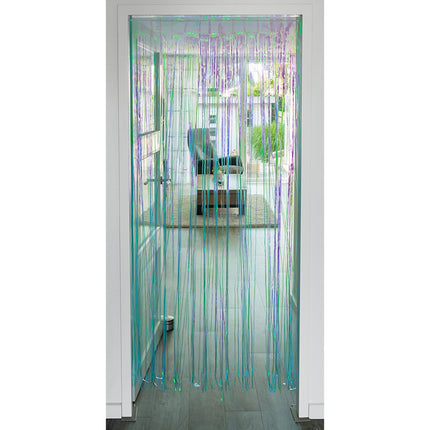 Azzurro Tenda per porte Pearl 2m