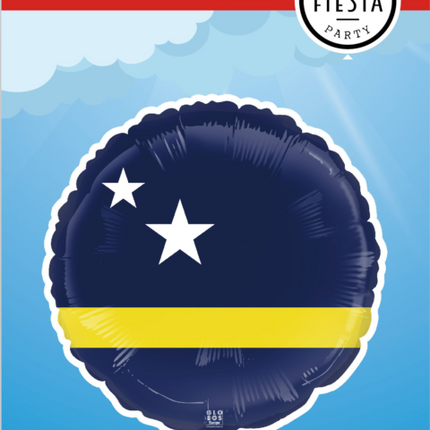 Palloncino ad elio Curacao vuoto 45 cm