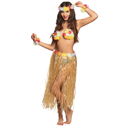 Set di gonne Hawaii Deluxe 5 pezzi