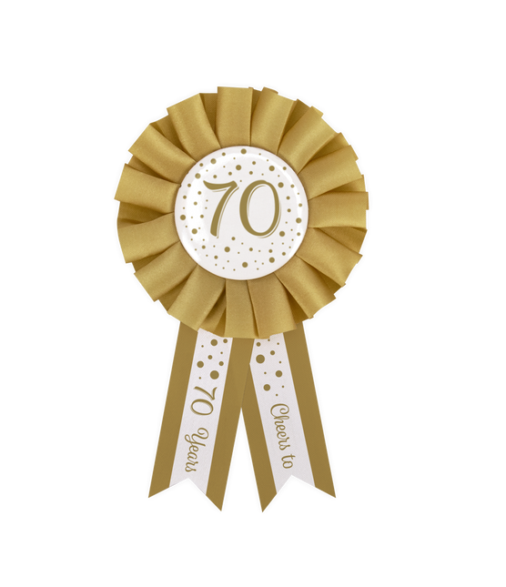 Rosone 70 Anni Oro Bianco 14cm