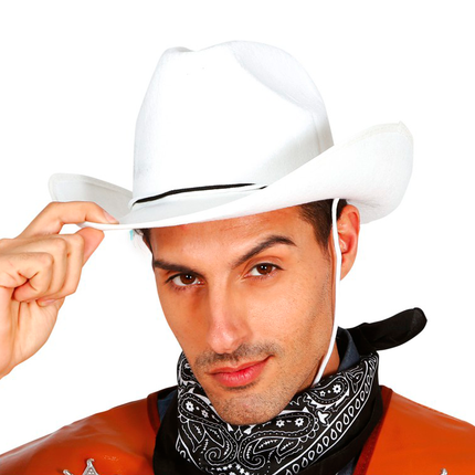 Cappello da cowboy bianco