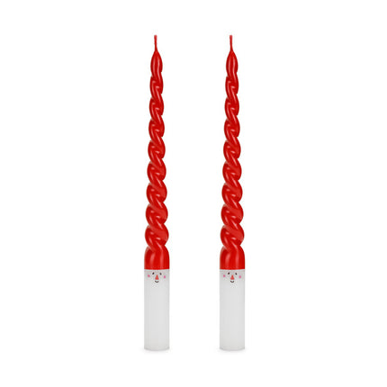 Candele Babbo Natale 25cm 2pz