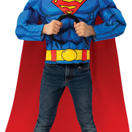 Camicia da bambino con tuta di Superman
