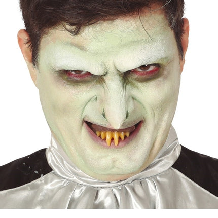 Denti da vampiro di Halloween gialli