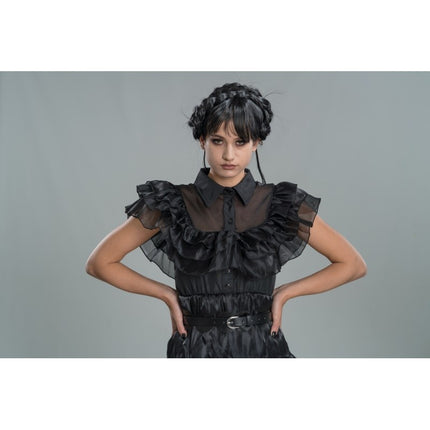 Costume Wednesday Prom Night Dress Nero