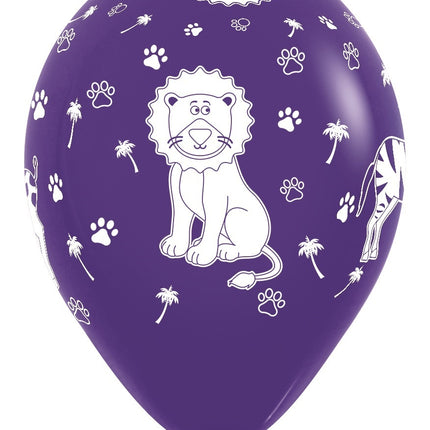 Palloncini Jungle Animals Fashion Mix 30cm 25pz