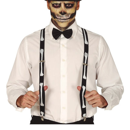 Bretelle scheletriche di Halloween
