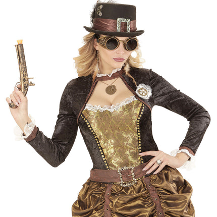 Fibbia Steampunk per cappello