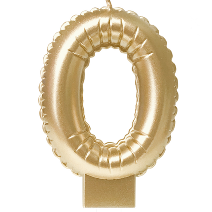 Palloncino a candela in foil oro 0 10cm