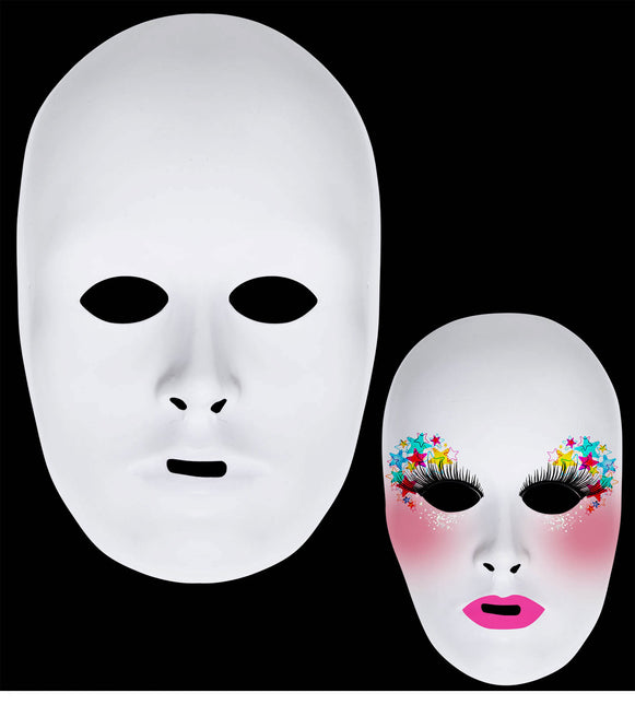 Maschera bianca verniciabile