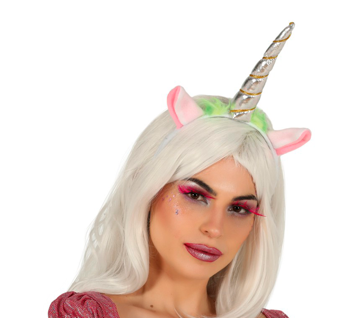 Tiara Unicorno Argento