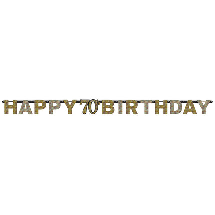 Lettera Stringa 70 Anni Buon Compleanno 304cm
