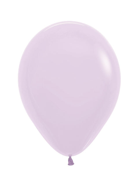 Palloncini Pastello Lilla Opaco 25cm 100pz