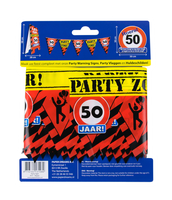 Nastro barriera 50 anni 12m