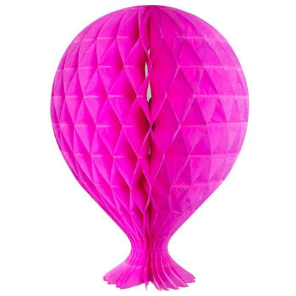 Palloncino a nido d'ape fucsia 37 cm