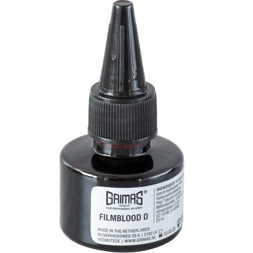 Filmblood D donkerrood (25ml) van Grimas koop je bij Partywinkel