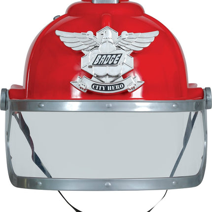 Firefighter helmet with siren and light, adult van Fiestas Guirca koop je bij Partywinkel