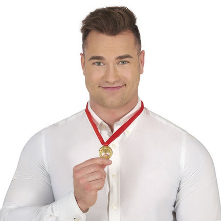 Flesopener Medaille van Fiestas Guirca koop je bij Partywinkel
