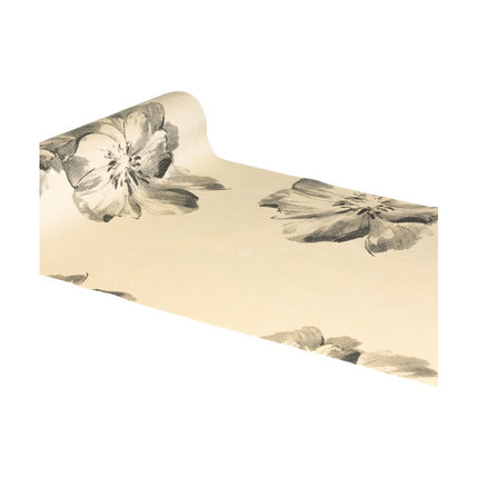 Runner da tavola floreale beige 3m