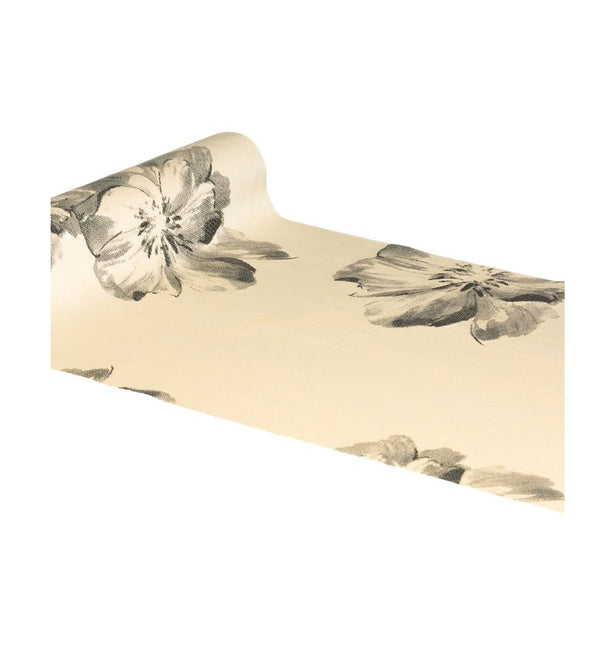 Runner da tavola floreale beige 3m