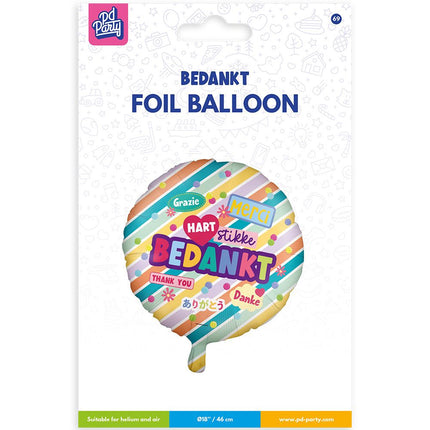 Palloncino in foil - Grazie