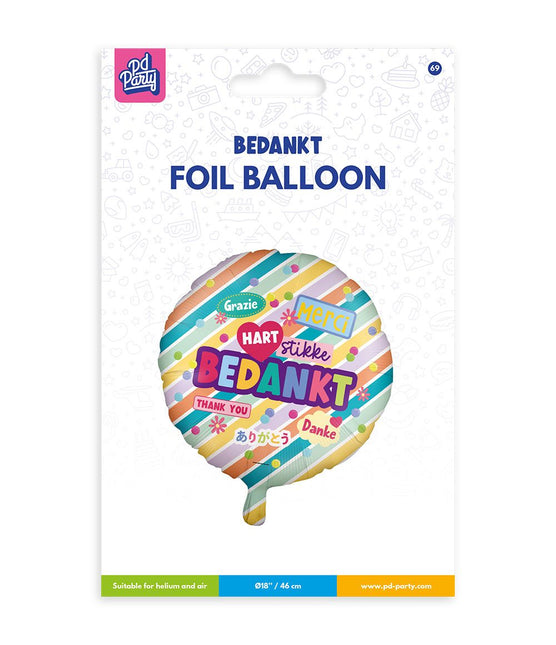 Palloncino in foil - Grazie