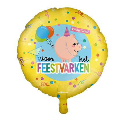 Palloncino in foil - Maiale da festa