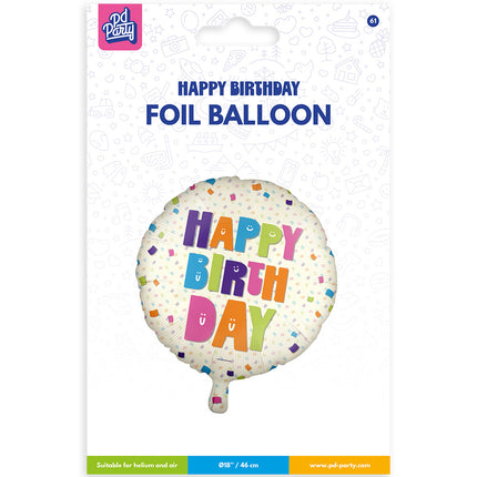 Palloncino in foil - Buon compleanno