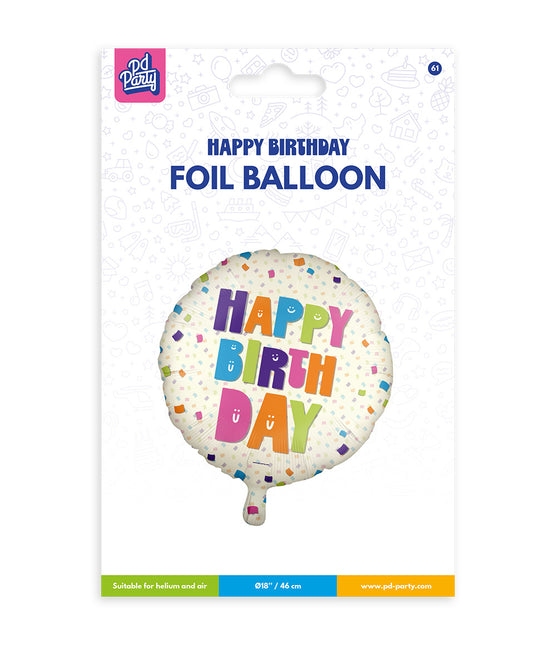 Palloncino in foil - Buon compleanno