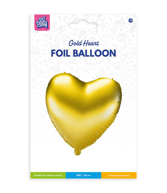 Palloncino in foil - Cuore d'oro